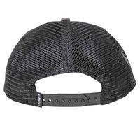 Script Patch Snapback Hat - Charcoal\Black