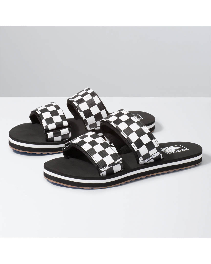 Souliers Cayucas Slide - Checkerboard