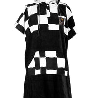 Checker Changer Towel - Black/White