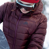 Winter jacket W'S Reup Down Puffy Hoody - Vulcan Red
