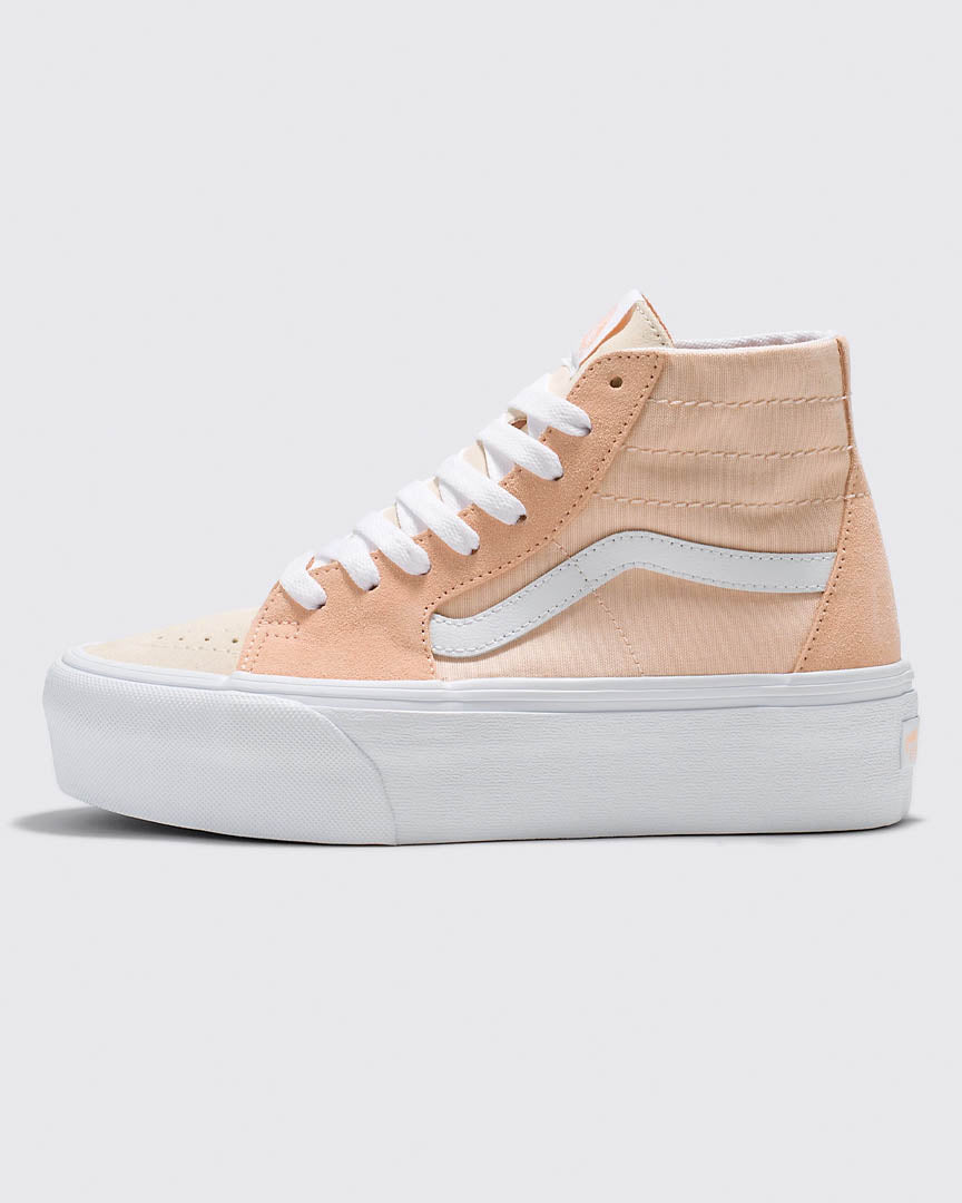 Sk8-Hi Tapered Stackform Shoes - Color Block Peach