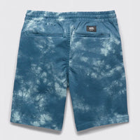 Kids Range Elastic Tie Dye Shorts - Vans Teal