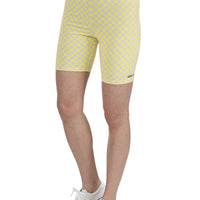 Quantum Bike Short Shorts - Lemon Tonic