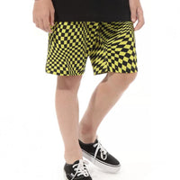 Boys Pixelated Boardshorts - Sulphur Spring