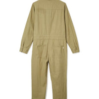 Melbourne Crop Overall Overalls - Washed Olive