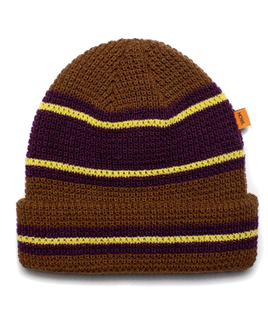 Beanie Striped Beanie - Brown