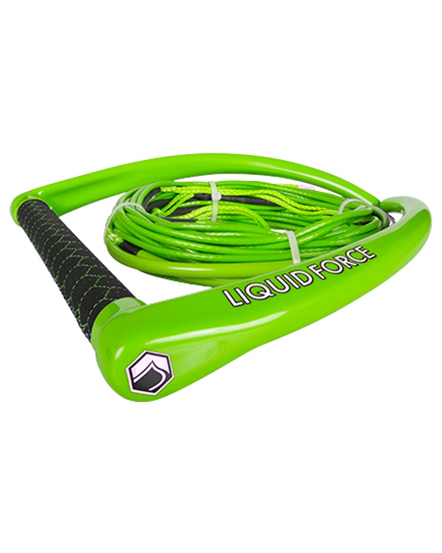Apex Suede 70' Tow Rope - Green/Coated