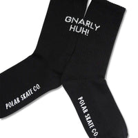 Gnarly Huh! Socks Socks - Black