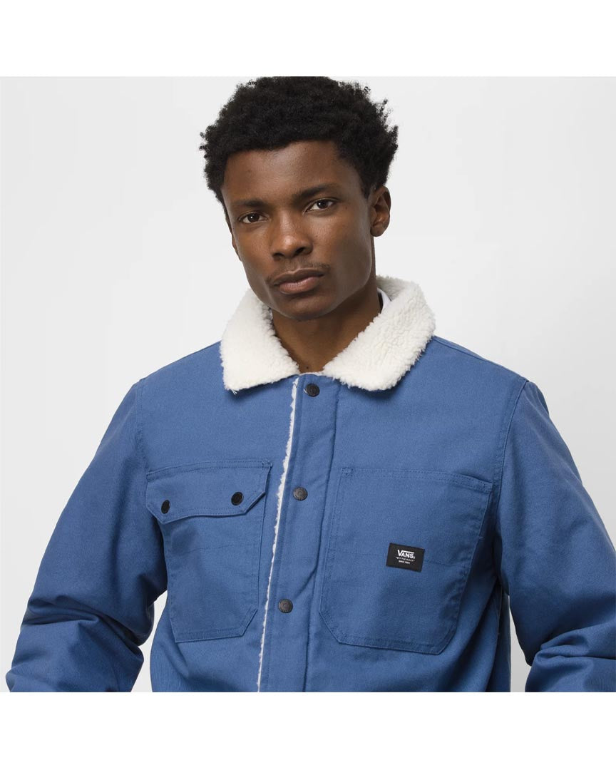 Vans navy blue jacket Clearance