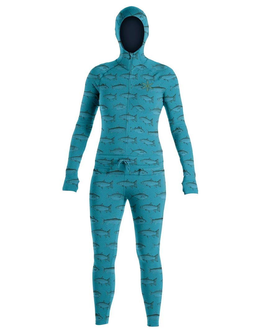 Women's Classic Ninja Suit Base Layer - Mint Fish