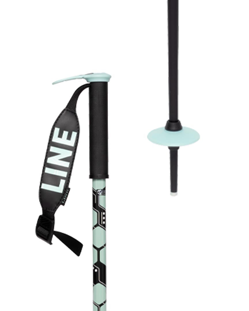 Hairpin Ski Poles - Black