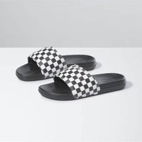 Youth La Costa Slide-On Shoes - Checkerboard White