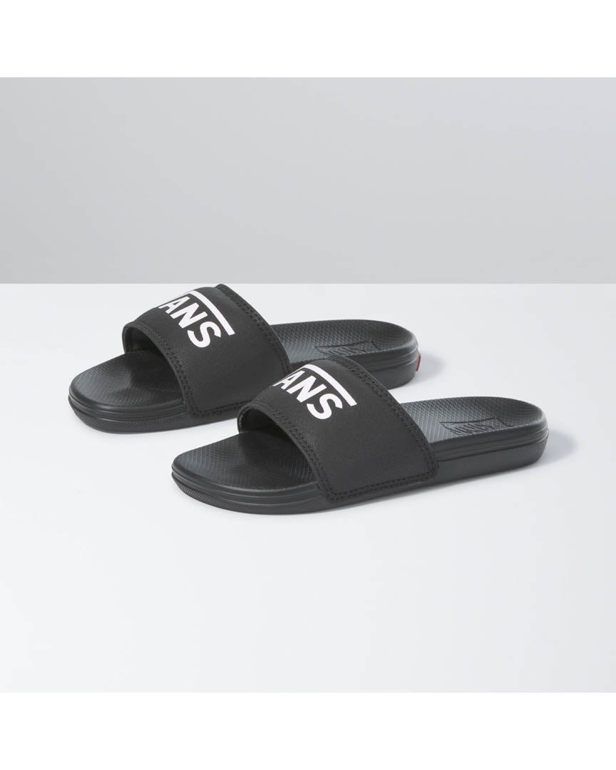 la costa slide-on vans- black - Main Image