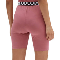 Wms Checkerboard Legging Shorts - Deco Rose