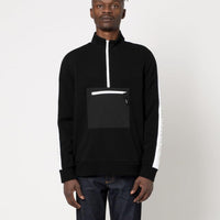 Tribeca Quarter Zip Fleec Sweatshirt - Black