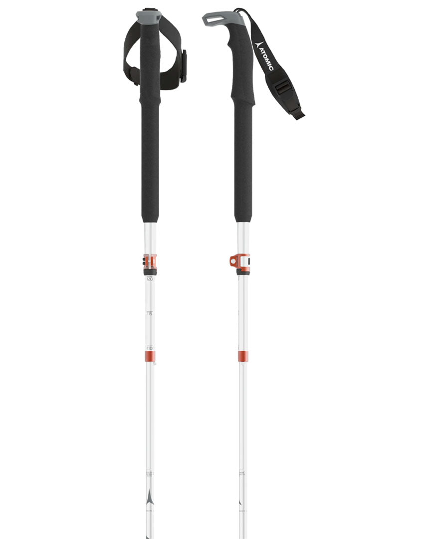 Bct Mountaineering SQS Foldable Ski Touring Poles - Silver