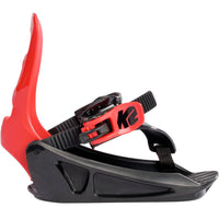 K2 Mini Turbo Snowboard Bindings - Red 2023