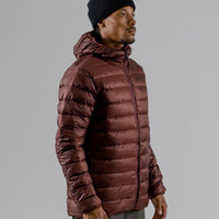 Re-up Down Puffy Hoody Winter Jacket - Vulcan Red