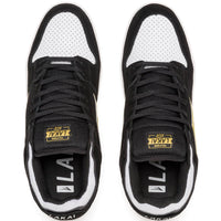 Telford Low Shoes - Black/Gold Suede