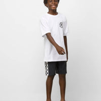 Kids Sidelines Boardshorts - Black/Checkerboard