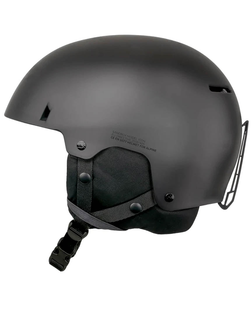 Icon Snow Winter Helmet - Black