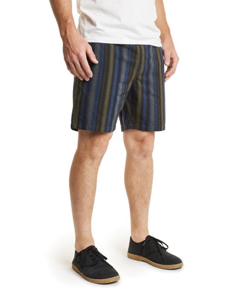 Short Steady Elastic - Navy/Green