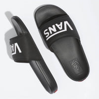 La Costa Slide-On Shoes - Black/White