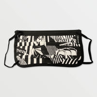 Volcom Facemask Scarf - White Black