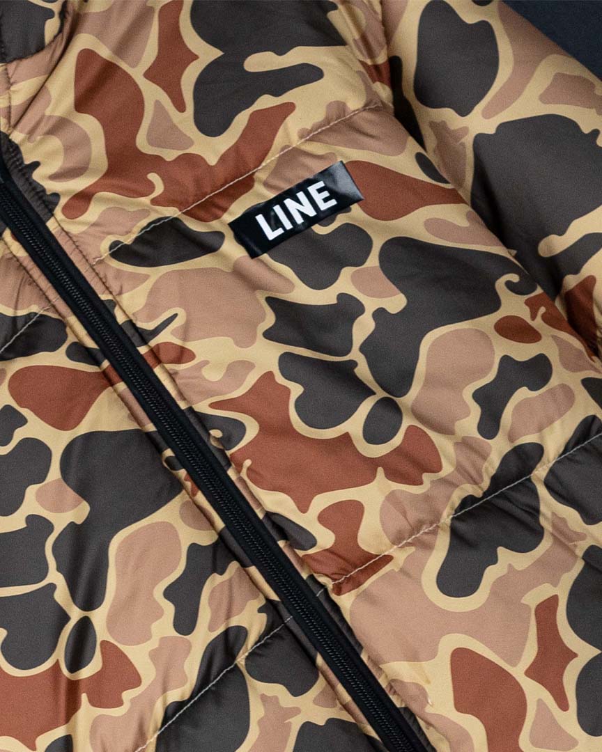 Line Toaster Puffy Jacket - Black/Duck Camo