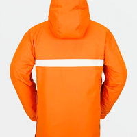 Longo Pullover Winter Jacket - Orange Shock