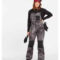 Swift Bib Overall Snow Bib - Acid Black