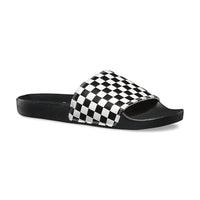 Slide-On Sandals - Checkerboard - Boutique Adrenaline