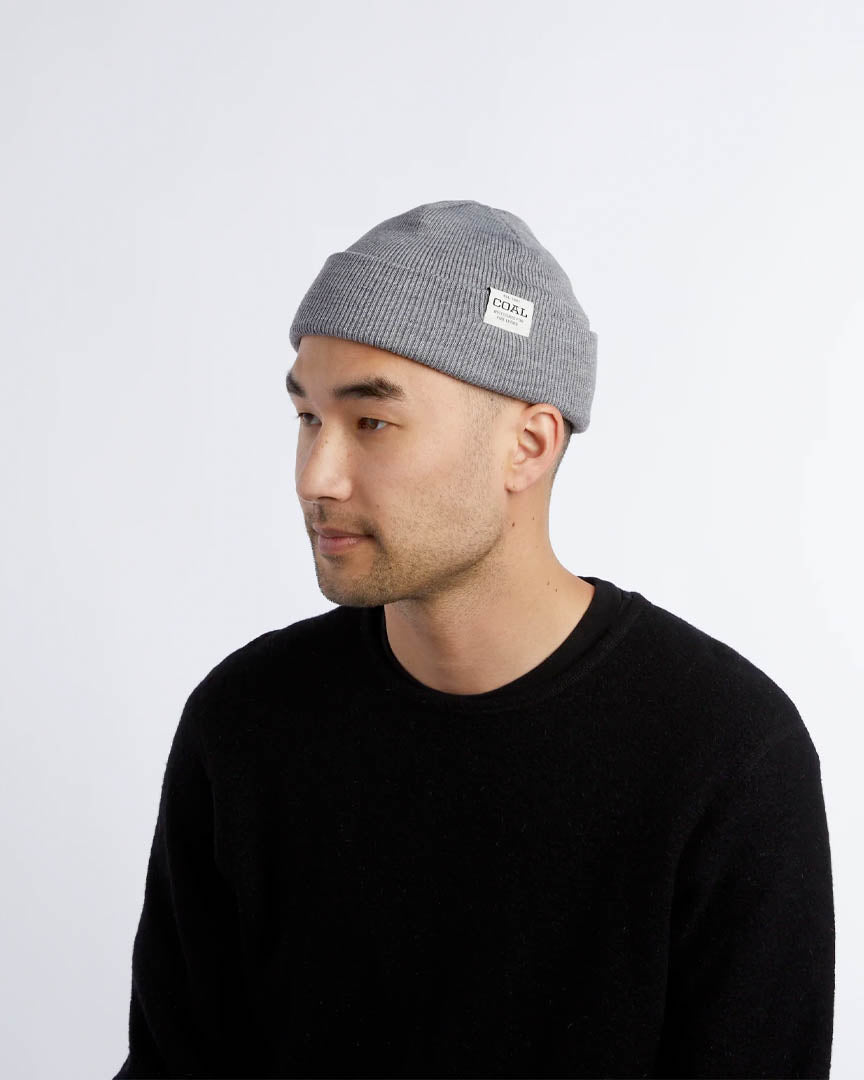 Beanie Uniform Low Recycled Knit Cuff - Heater Grey