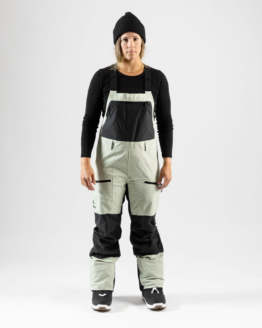 Salopettes neige Wmn Mountain Surf Bib - Sage Green