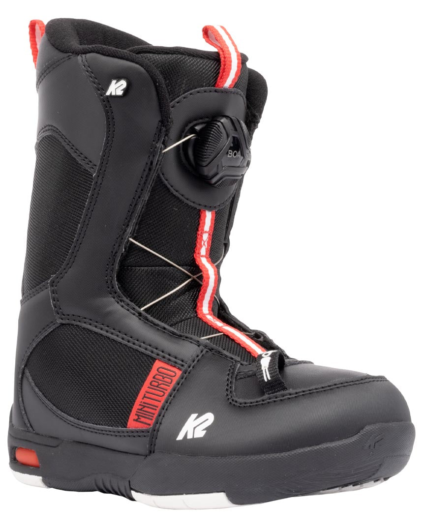 Mini Turbo Snowboard Boots - Black