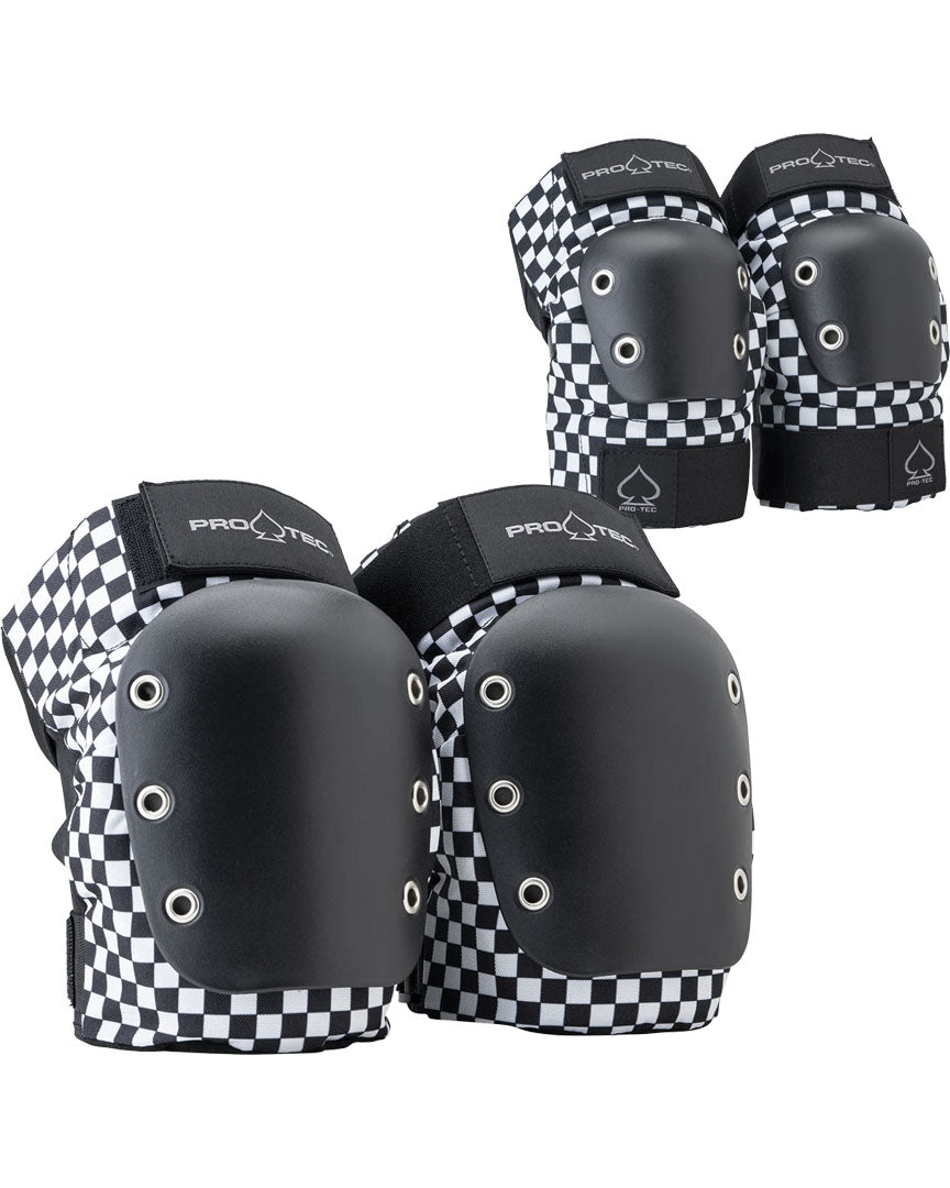 Street Knee/Elbow Pads Protective Gear - Checkers
