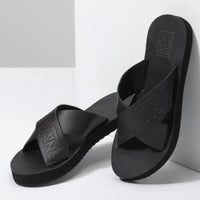 Cross Strap Black/Black