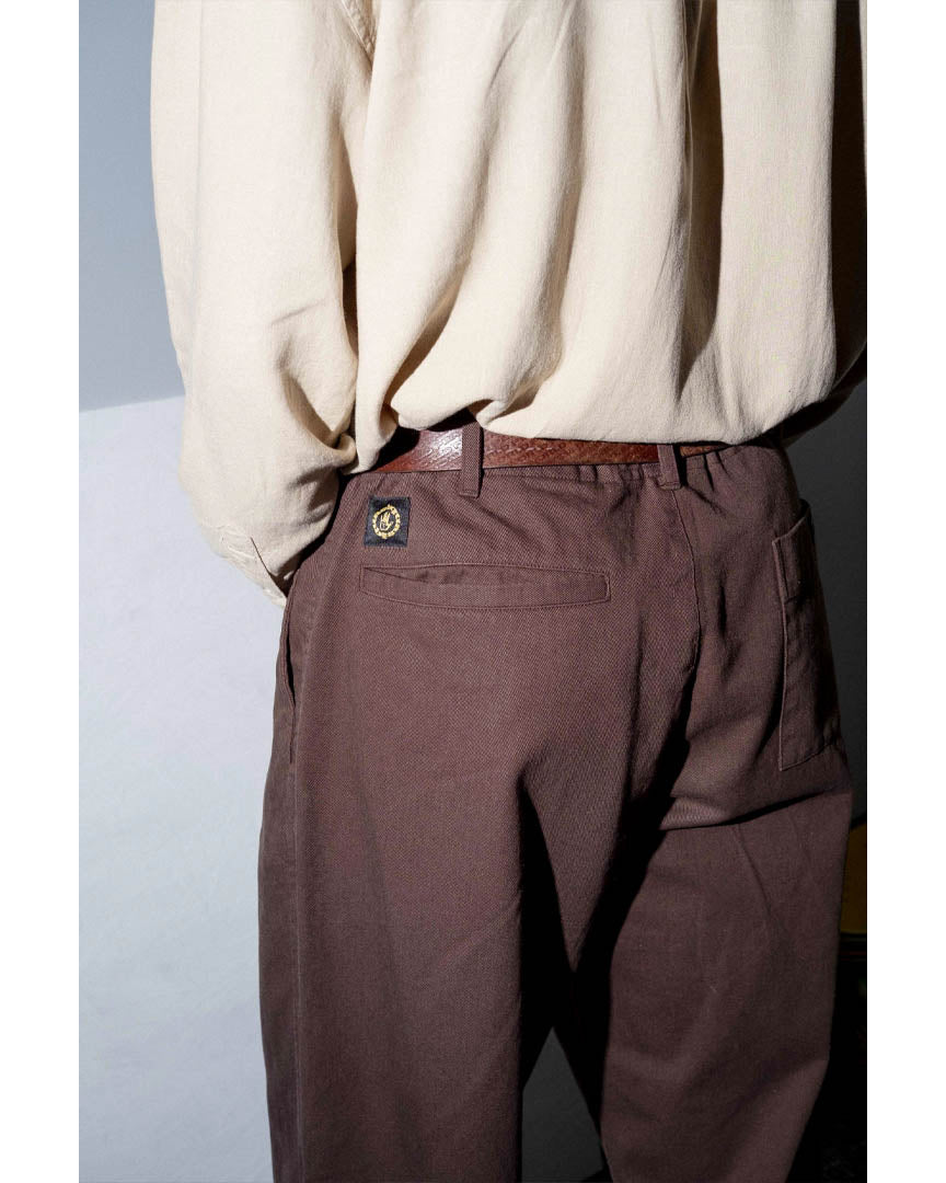 Pantalon Warren Trouser - Dark Brown