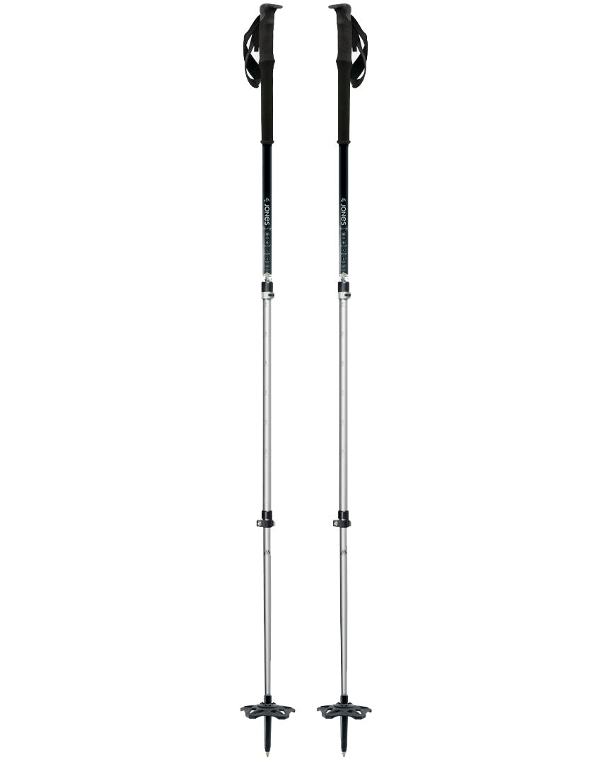 Flip-Lock Talon Splitboard Poles - Silver