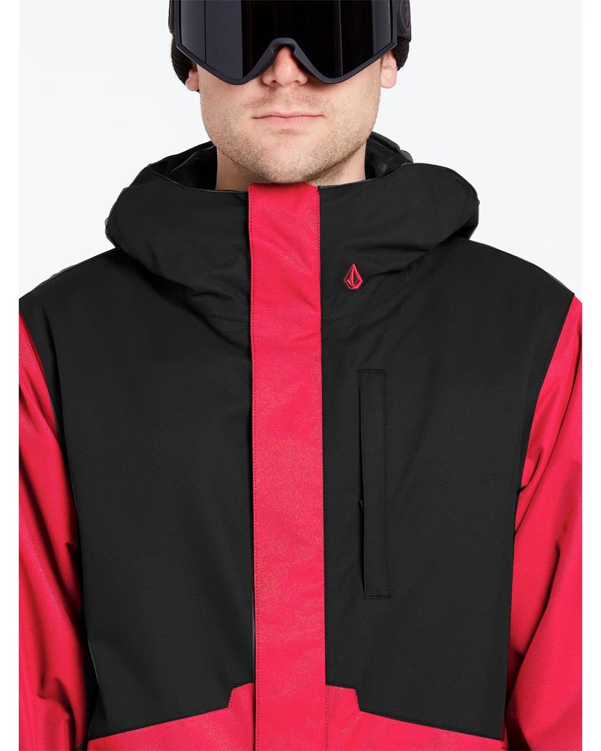 17 Forty Insulated Winter Jacket - Red Black