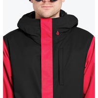 Manteau neige 17 Forty Insulated Winter Jacket - Red Black