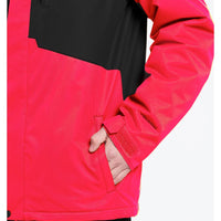 Manteau neige 17 Forty Insulated Winter Jacket - Red Black