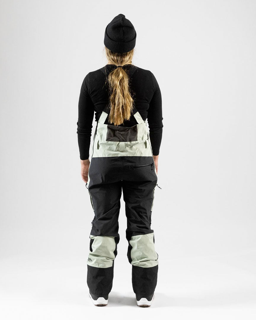 Salopettes neige Wmn Mountain Surf Bib - Sage Green