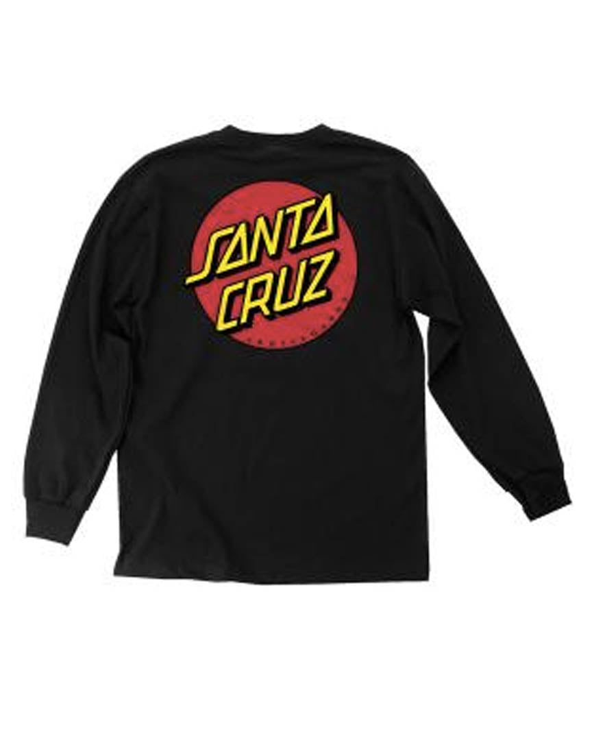 Youth Classic Dot L/S T-Shirt - Black