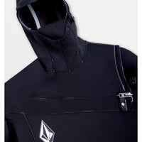 4/3Mm Hooded Chestzip Full Wetsuit - Black