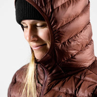 Winter jacket W'S Reup Down Puffy Hoody - Vulcan Red