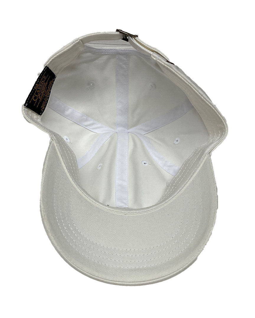 Adre Dad'Script Hat - Blanc - Boutique Adrenaline