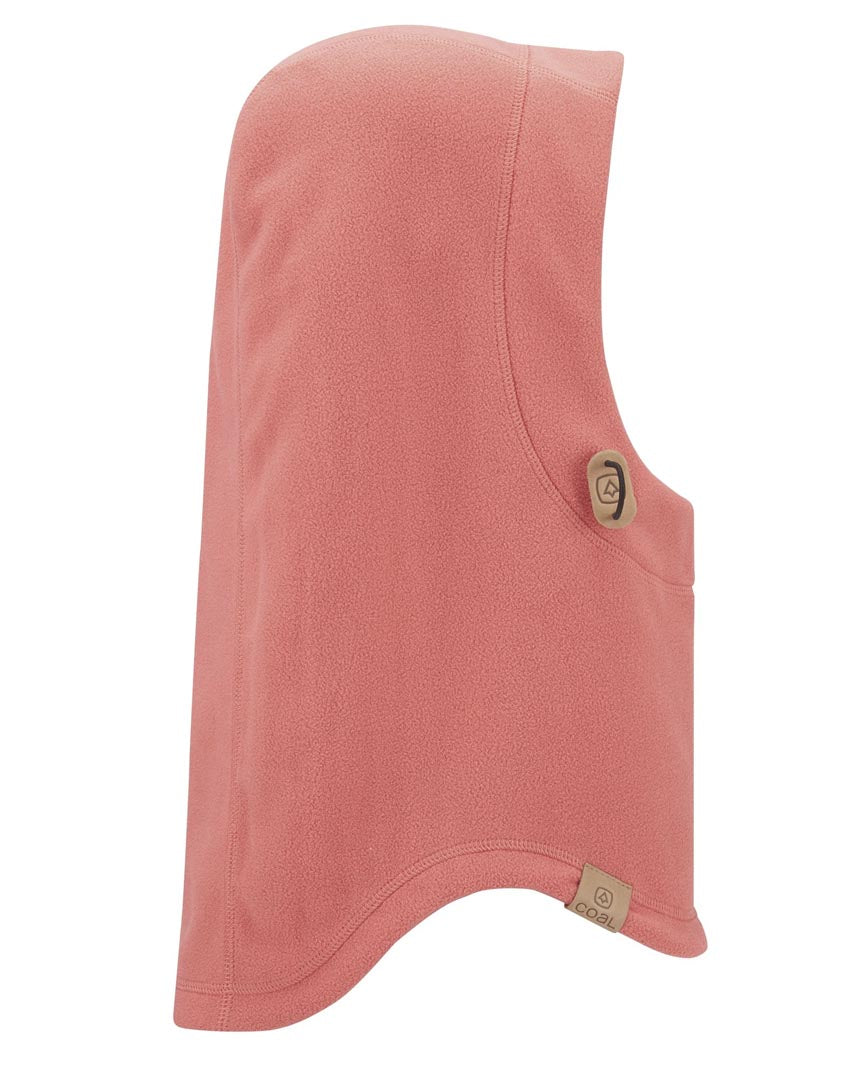 Stanwood Tech Fleece Snow Hood - Coral