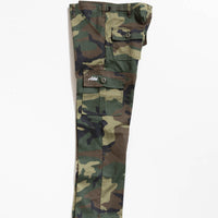 Junior Adre Cargo Pants - Woodland Camo - Boutique Adrenaline