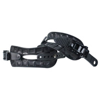 Arc Pillow Line Ankle Straps - Black - Boutique Adrenaline